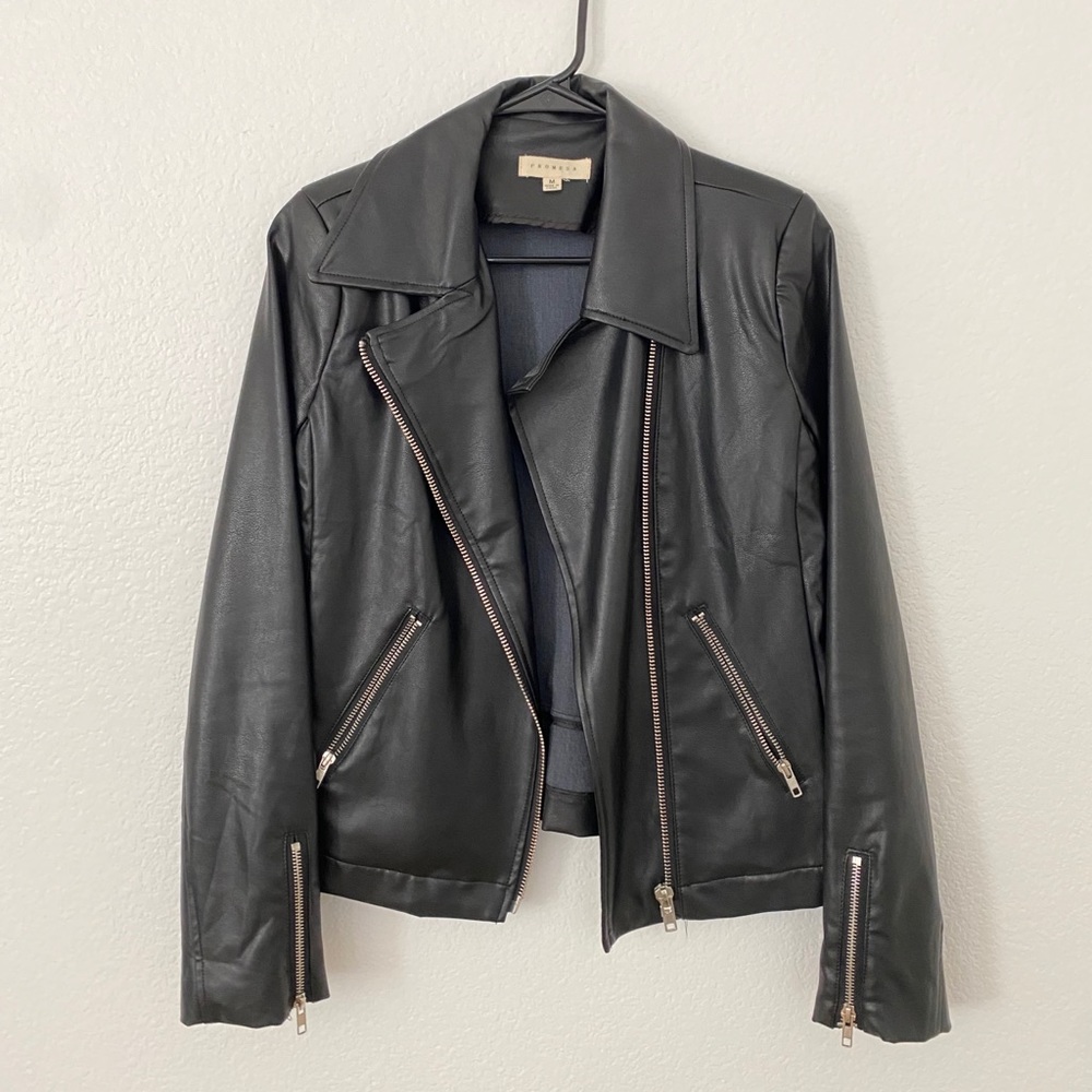 Faux Leather Jacket